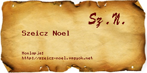 Szeicz Noel névjegykártya